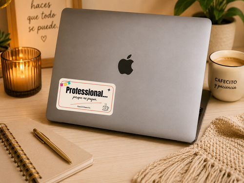 Professional... porque me pagan.